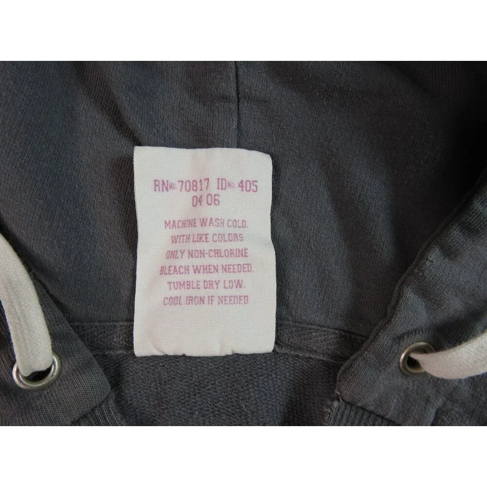 Victoria’s Secret Pink Hoodie Size Small Gray Phi Beta Pink Pullover Sweatshirt - Picture 4 of 5